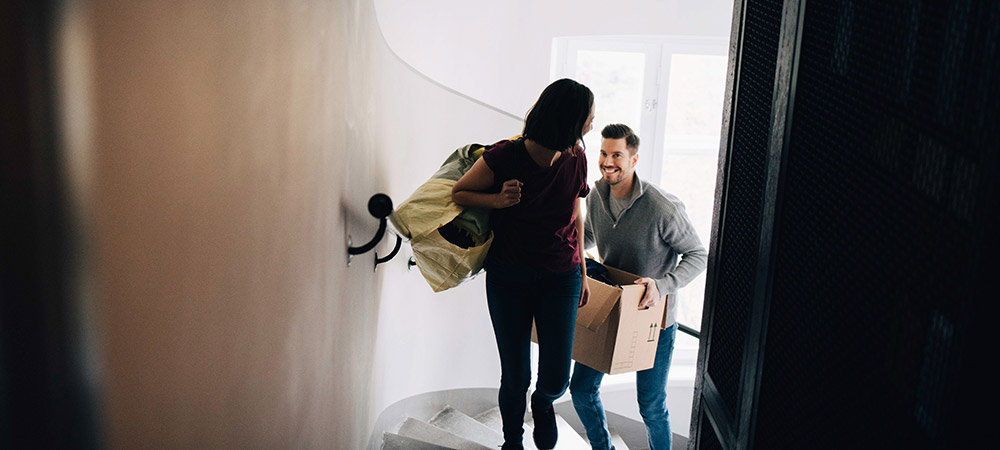 Familie i dagligstue